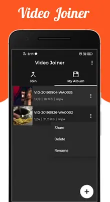 Video Joiner  Video Merger android App screenshot 0