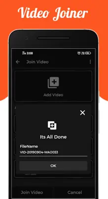 Video Joiner  Video Merger android App screenshot 1