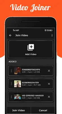 Video Joiner  Video Merger android App screenshot 3